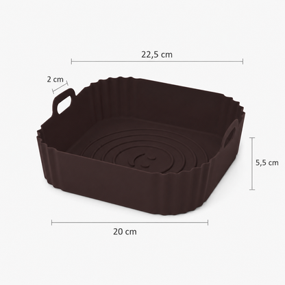 Molde de Silicona para Air Fryer — Crosens® | Sin BPA · Fácil Limpieza