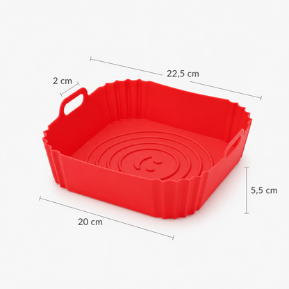 Molde de Silicona para Air Fryer — Crosens® | Sin BPA · Fácil Limpieza